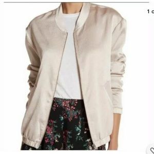 FREE PRESS satin Bomber jacket M